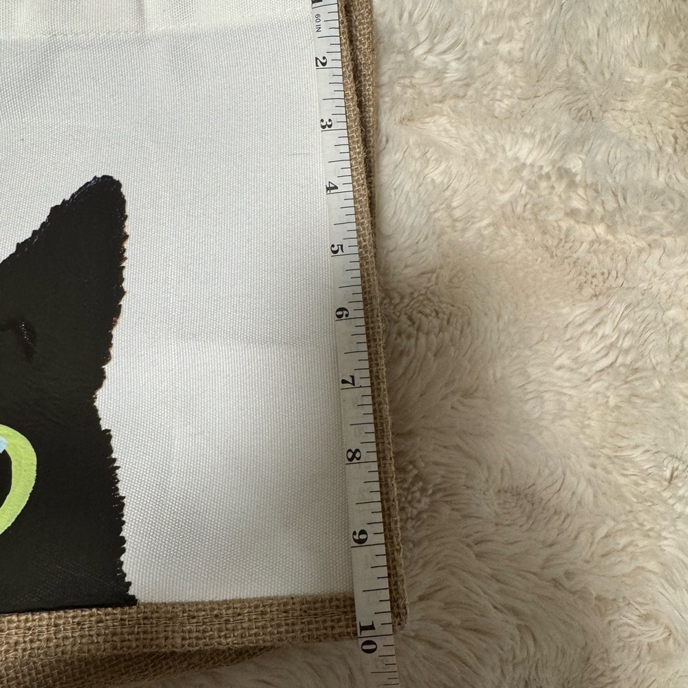 Black and White Cat Tote Bag - Picture 4 of 5